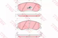 TRW GDB3244 Brake pads