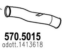 Asso 570.5015 Exhaust pipe