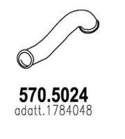 Asso 570.5024 Випускна труба відпрацьованих газів