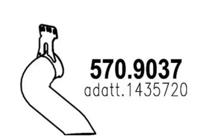 Asso 570.9037 Exhaust pipe