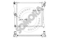Somora 180040 Радіатор охолодження двигуна Somora 180040 Радіатор охолодження двигуна
