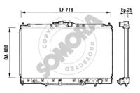 Somora 180640M Радіатор
