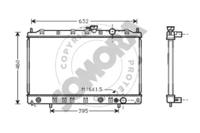 Somora 182040H Радиатор охлаждения двигателя Somora 182040H Радиатор охлаждения двигателя