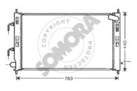 Somora 182440B Радіатор