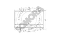 Somora 183140 Радіатор охолодження двигуна