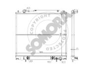Somora 187740 Радіатор охолодження двигуна Somora 187740 Радіатор охолодження двигуна