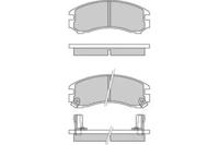 ETF 120332 Колодки гальмівні