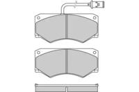 ETF 120611 Brake pads