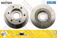Girling 6027885 Brake disc