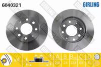 Girling 6040321 Brake disc