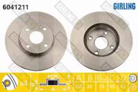 Girling 6041211 Brake disc