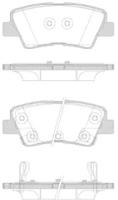 Remsa 1362.42 Brake pads