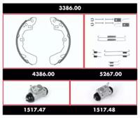 Remsa 3386.00 Szczeki hamulcowe superkit