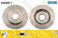 Girling 6048871 Диск тормозной