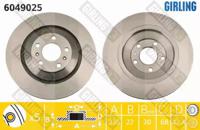 Girling 6049025 Brake disc