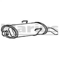 Klarius 210554 Глушник вихлопних газів кінцевий