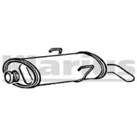 Klarius 210555 Глушник вихлопних газів кінцевий