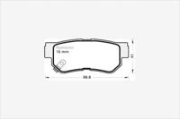 MGA 633 Brake pads