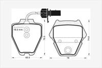 MGA 638 Колодки гальмівні