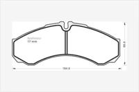 MGA 763 Колодки тормозные