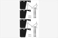 MGA A20 Комплект монтажный дисковых тормозных колодок MGA A20 Комплект монтажный дисковых тормозных колодок