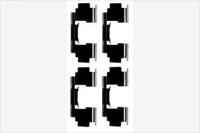 MGA A209 Монтажний комплект гальмівних колодок