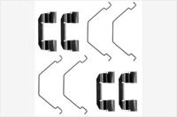 MGA A222 Монтажний комплект гальмівних колодок