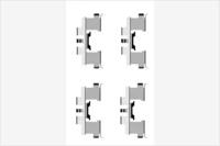 MGA A255 Монтажний комплект гальмівних колодок MGA A255 Монтажний комплект гальмівних колодок