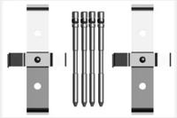MGA A290 Монтажний комплект гальмівних колодок