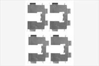 MGA A299 Монтажний комплект гальмівних колодок