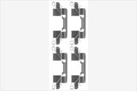 MGA A321 Монтажний комплект гальмівних колодок MGA A321 Монтажний комплект гальмівних колодок