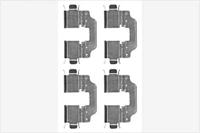 MGA A357 Монтажний комплект гальмівних колодок MGA A357 Монтажний комплект гальмівних колодок