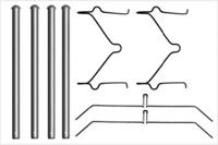 MGA A364 Spring set disc brake