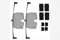 MGA A389 Монтажний комплект гальмівних колодок MGA A389 Монтажний комплект гальмівних колодок