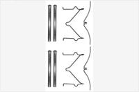 MGA A63 Монтажний комплект гальмівних колодок