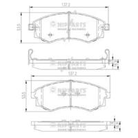 Nipparts J3600401 Brake pads