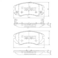 Nipparts J3600541 Brake pads
