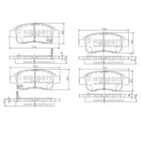 Nipparts J3602086 Brake pads