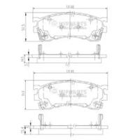 Nipparts J3603061 Колодки тормозные