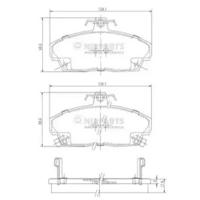 Nipparts J3604031 Brake pads