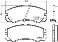 Nisshinbo NP4001 Brake pads