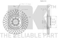 NK 202357 Brake disc