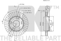 NK 203038 Brake disc