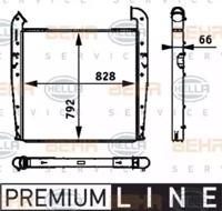 Hella 8ML 376 724-041 Інтеркулер
