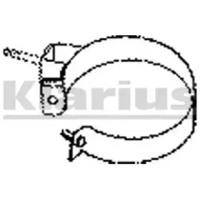 Klarius 410153 Прокладка глушителя