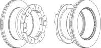 Jurid 562805JC Brake disc