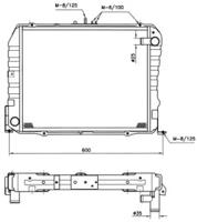 Wilmink Group WG1721628 Радіатор охолодження двигуна Wilmink Group WG1721628 Радіатор охолодження двигуна