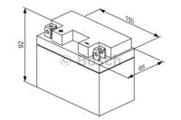 Bosch 0 986 122 607 Batterie