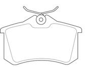 Wagner WBP20961A Колодки гальмівні