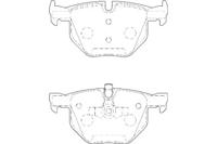 Wagner WBP23550A Brake pads